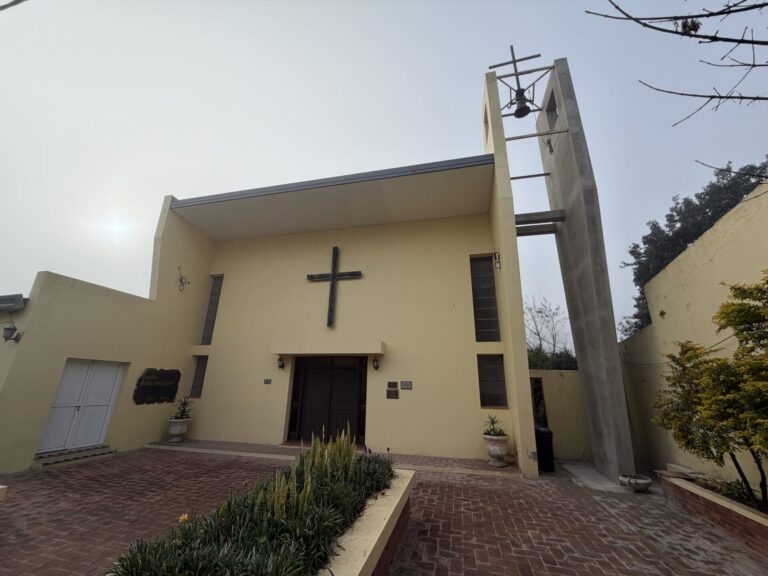 Matilde recuperó el histórico campanario de la capilla Cristo Crucificado