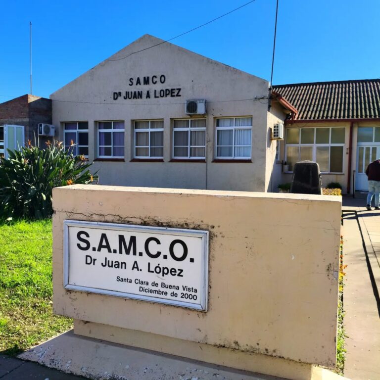 Santa Clara de Buena Vista suma equipamiento para mejorar los servicios del SAMCo local