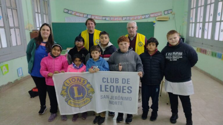 Más de 27 alumnos participaron de una campaña de salud visual impulsada por el Club de Leones