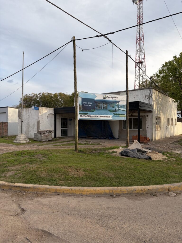 La nueva Casa de la Cultura toma forma en San Agustín