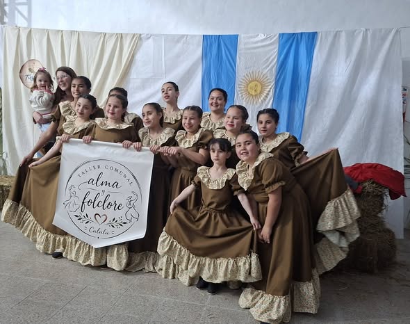 Danzas y tradiciones: el Taller de Folclore de Cululú brilló en su primera peña