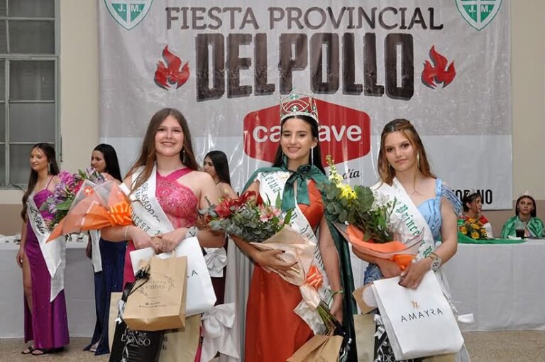 Nuevo Torino: Morena Rodríguez fue elegida nueva representante de la Fiesta Provincial del Pollo