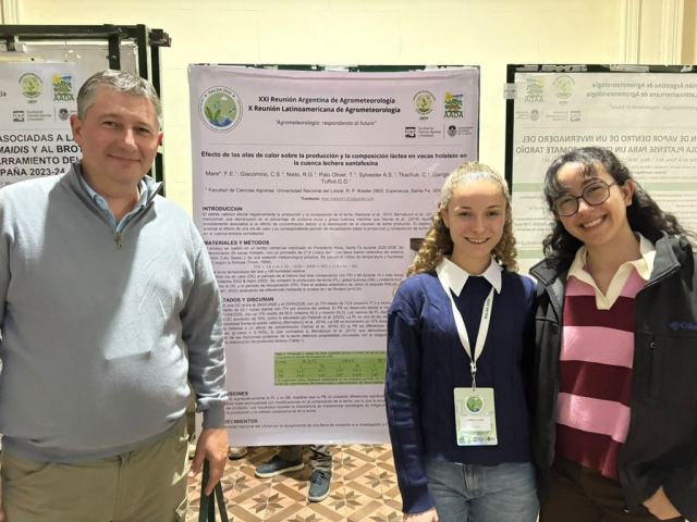 Agrometeorología: la FCA de Esperanza presentó cinco trabajos en un encuentro nacional y latinoamericano