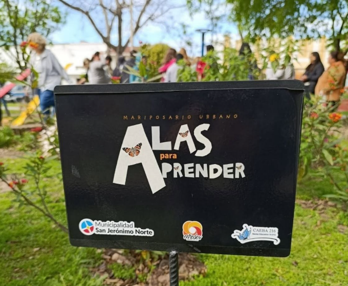 San Jerónimo Norte promueve el cuidado de la biodiversidad con el proyecto “Alas para Aprender”