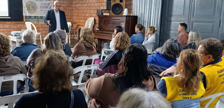 San Jerónimo Norte: el Club de Leones inició un ciclo gratuito de charlas sobre salud
